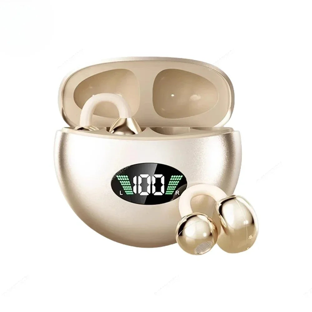 Wireless TWS earbuds with Active Noise Cancelling from Eway, showing sleek design and charging case.