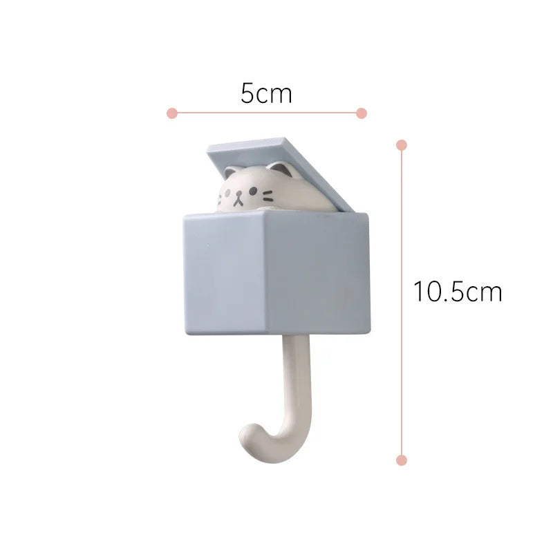 Eway cute multi-purpose wall storage holder mounted on wall, compact and functional for organizing small items
