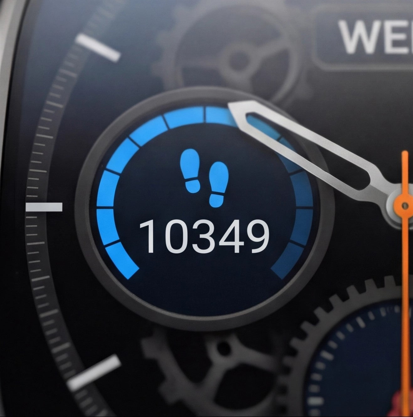 Eway Oeny UltraAI3 smart watch with black strap, digital display, and health tracking features.