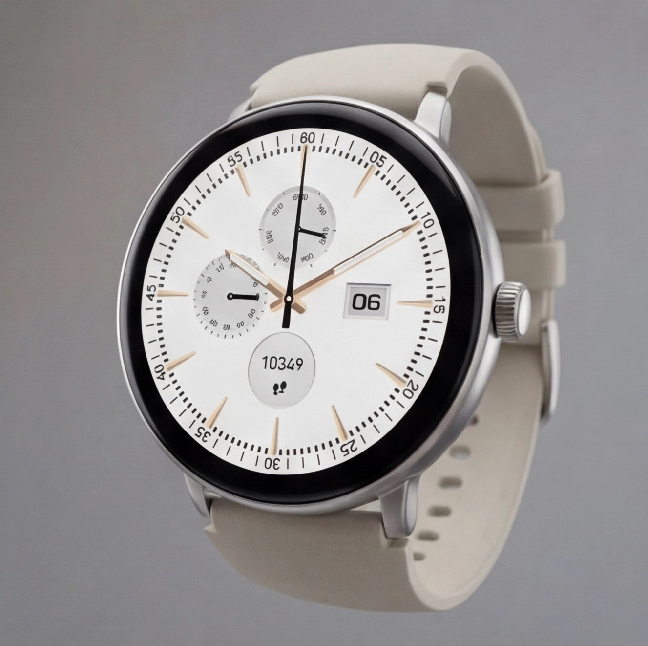 Eway Zeblaze LILY 2 smart watch with round display, black strap, and sleek design for fitness tracking and notifications.