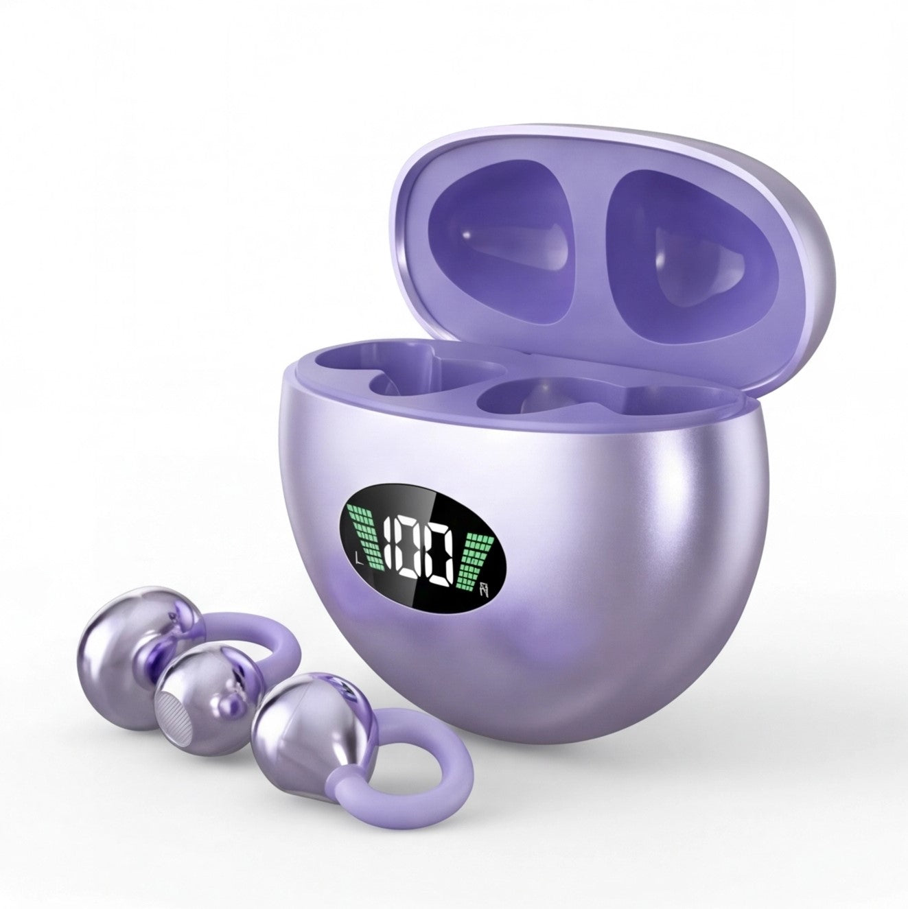 Eway wireless TWS earbuds with active noise cancellation, compact design, and in-ear fit for immersive sound experience.