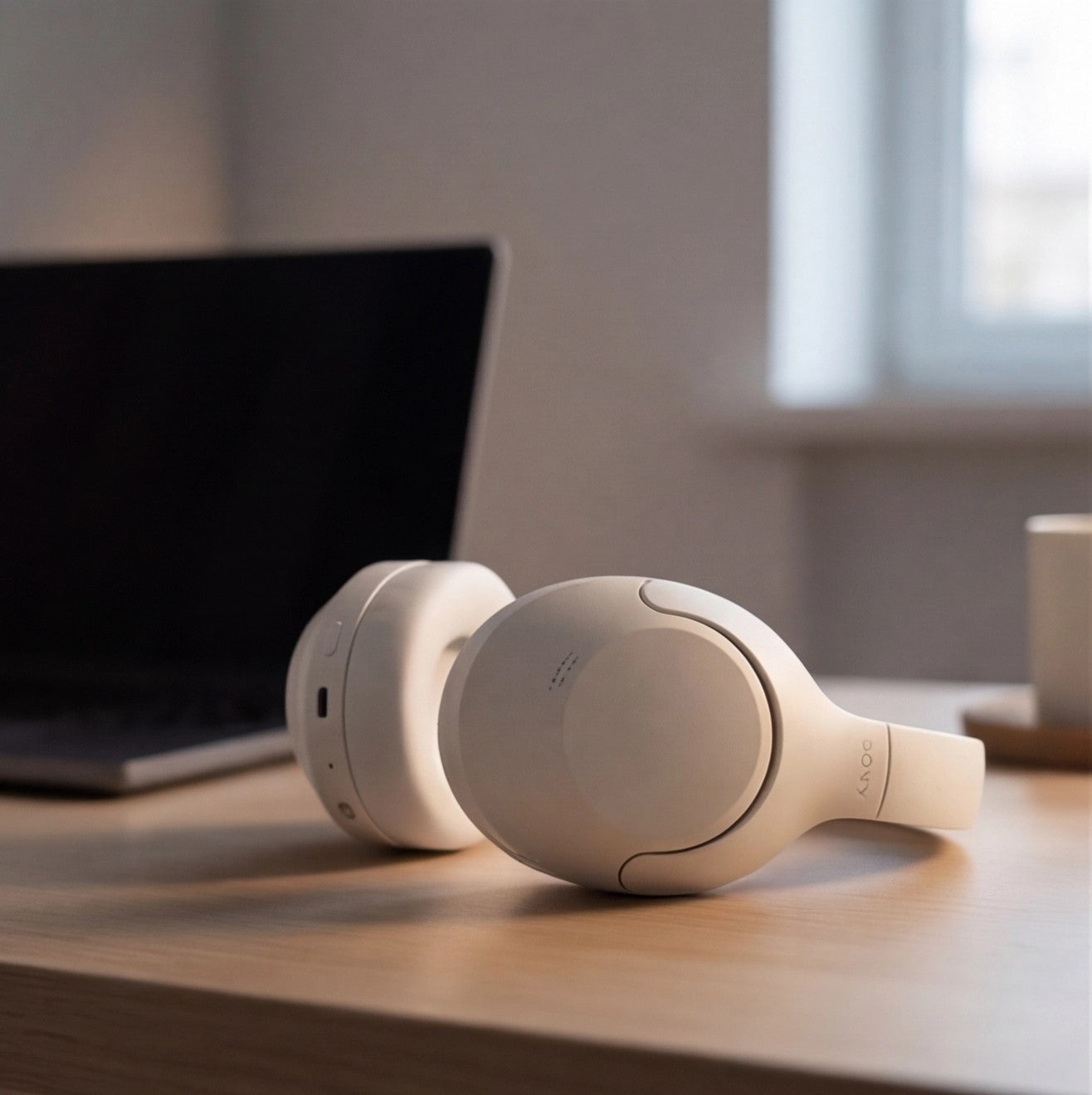 Eway QC WY earphones with black and white design, in-ear style with cable and integrated microphone for calls and music.