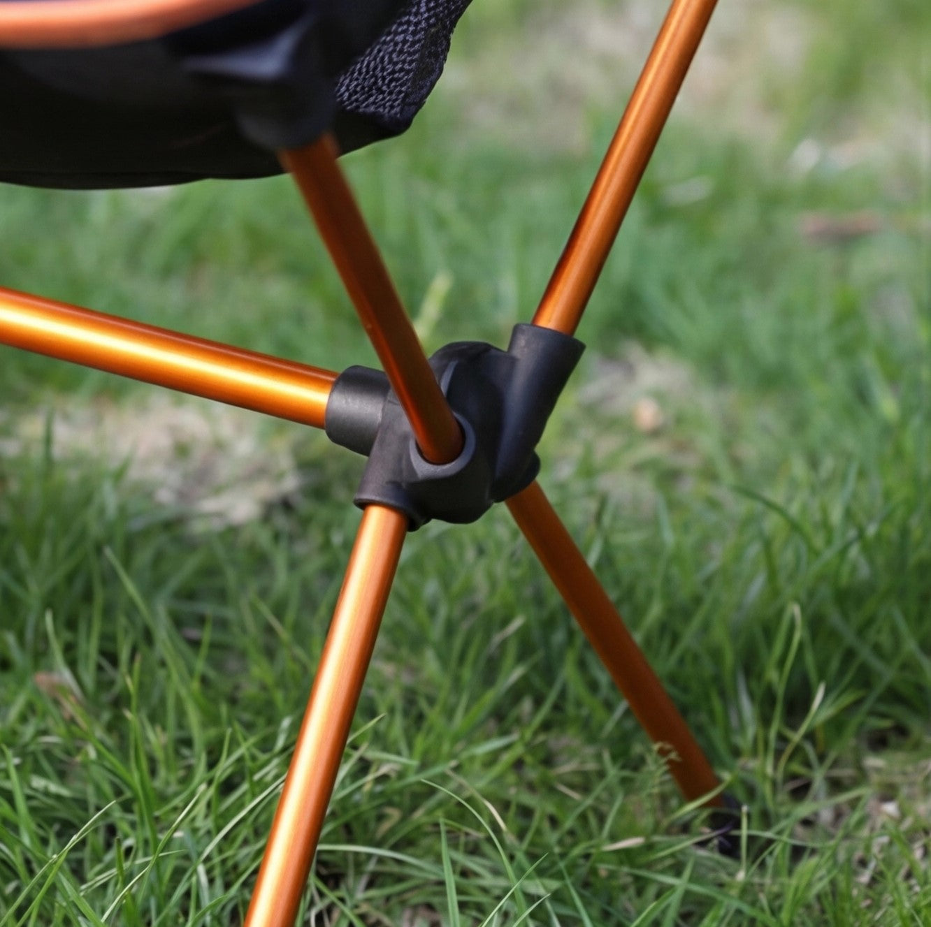 Eway portable folding camping chair with lightweight frame and fabric seat, ideal for outdoor adventures and camping trips.