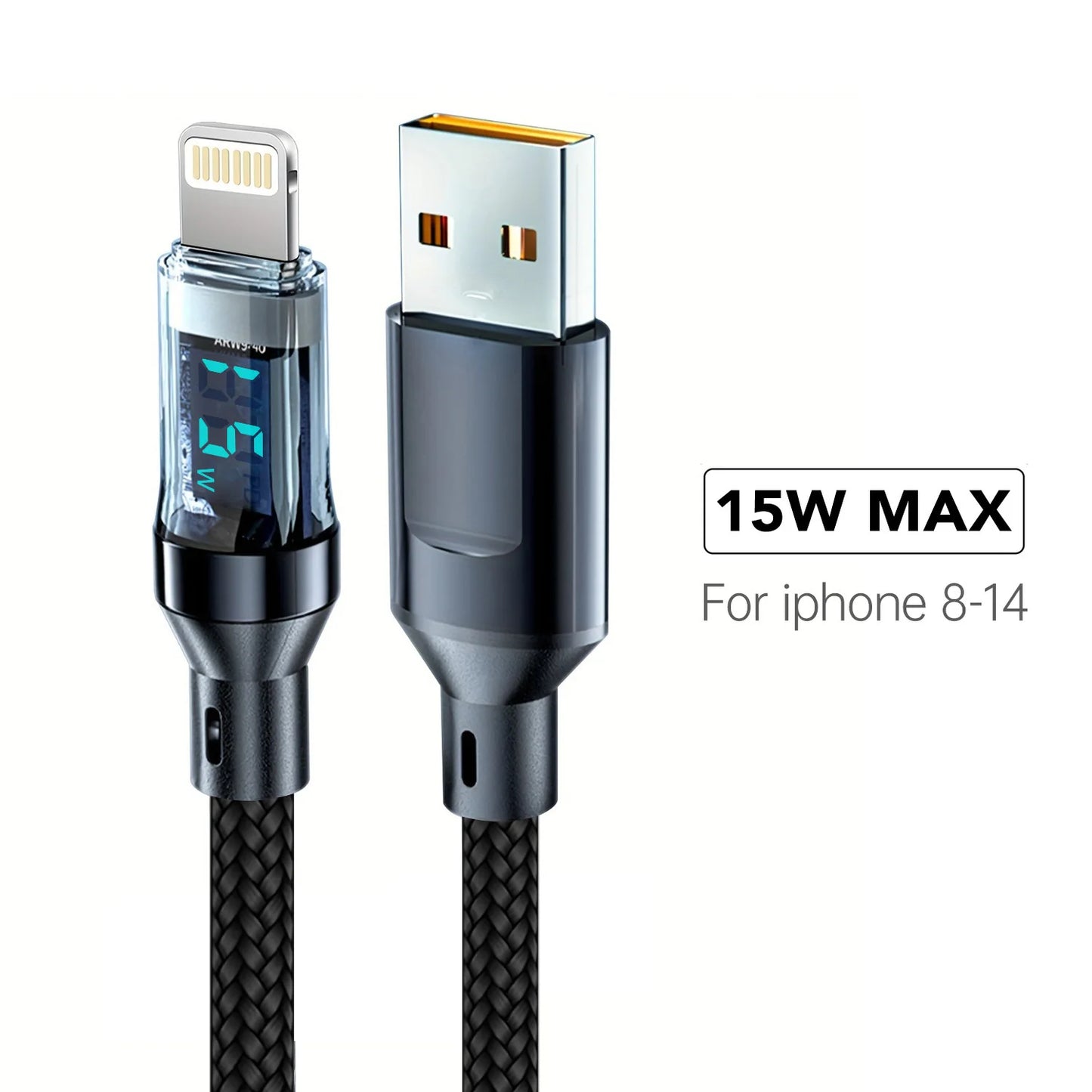 Eway fast charging cable with durable design and USB connector, suitable for quick device charging and data transfer.