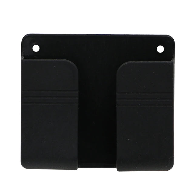 Wall-mounted device holder by Eway, showing the sleek, functional design for securely holding electronic devices on a wall.