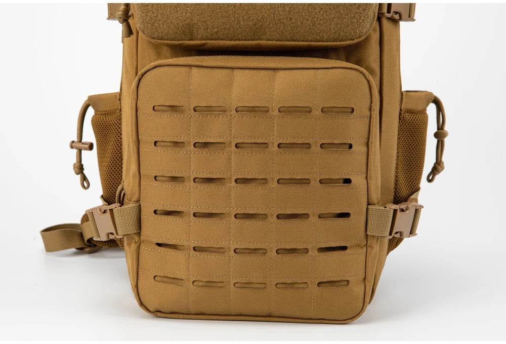 Eway ReFire Gear outdoor backpack with multiple compartments, durable straps, and padded back panel for hiking and outdoor activities.