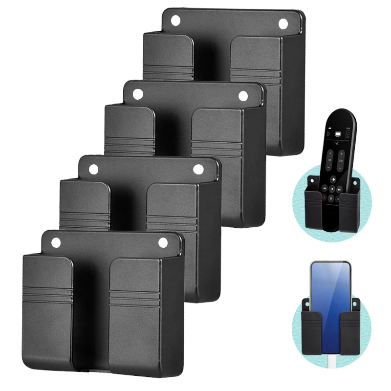 Wall-mounted device holder by Eway, sleek and sturdy wall mount for electronic devices, shown in black color.