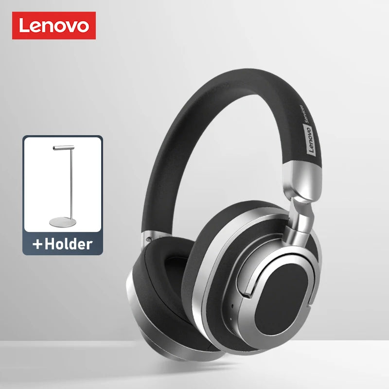 Eway Lenovo Pro earphones with sleek design and in-ear fit, shown in black with cable connection.