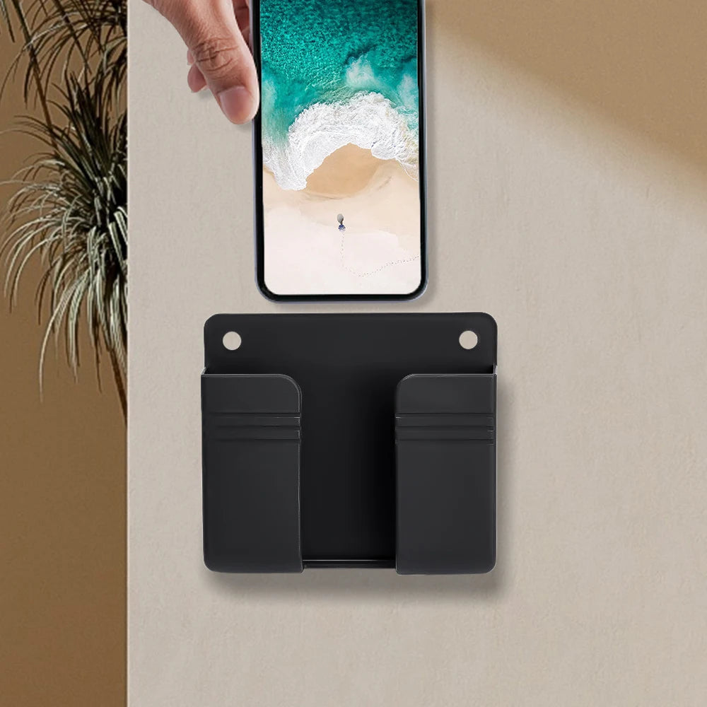 Wall-mounted device holder by Eway, designed for secure attachment to walls for easy device storage and access.