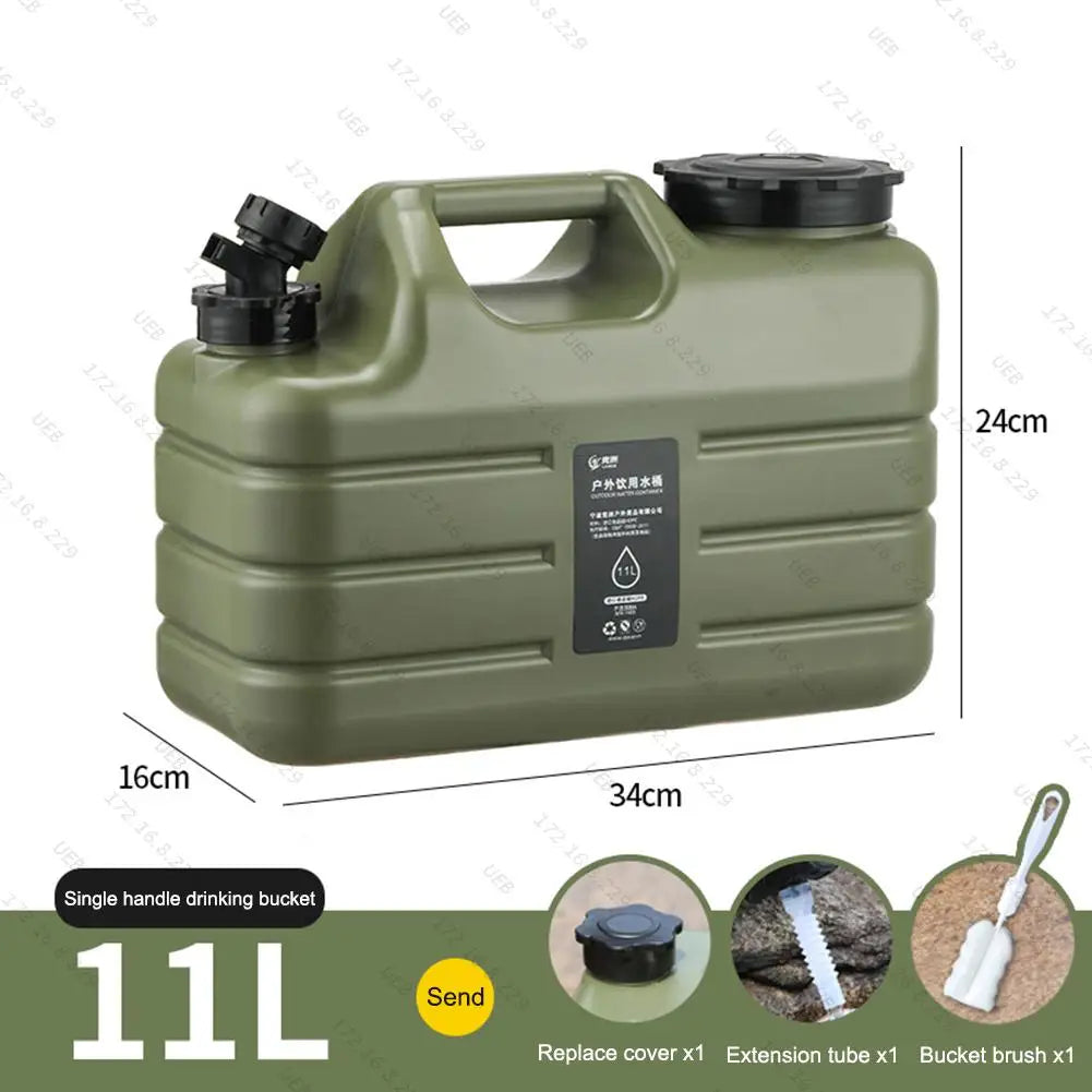 Eway 20-liter portable camping water tank with spout and handle for outdoor water storage and transport