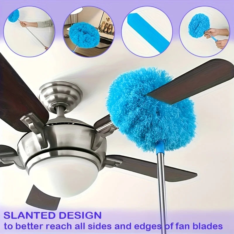 Eway extendable ceiling and fan cleaning brush with long handle for easy dusting and maintenance.