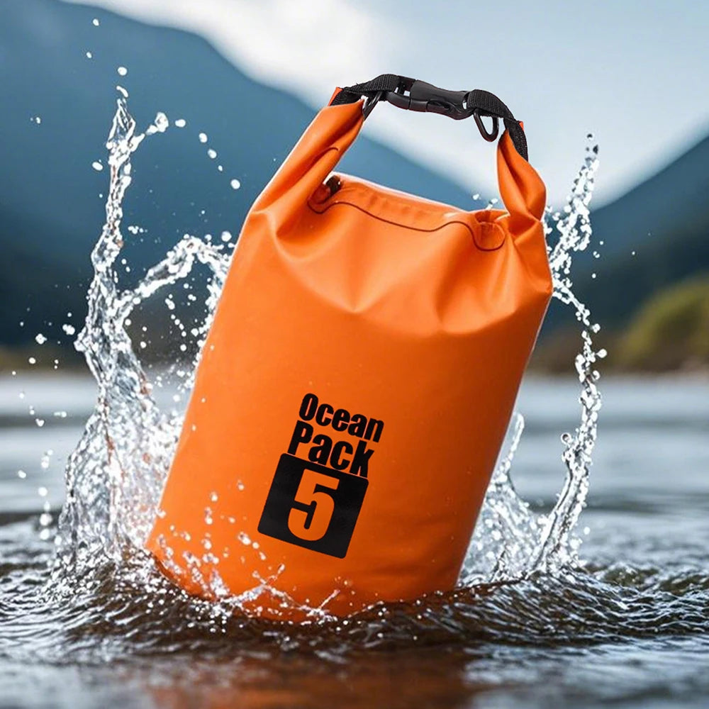 Eway water storage bag showing flexible, durable plastic material with a secure cap for portable water storage.