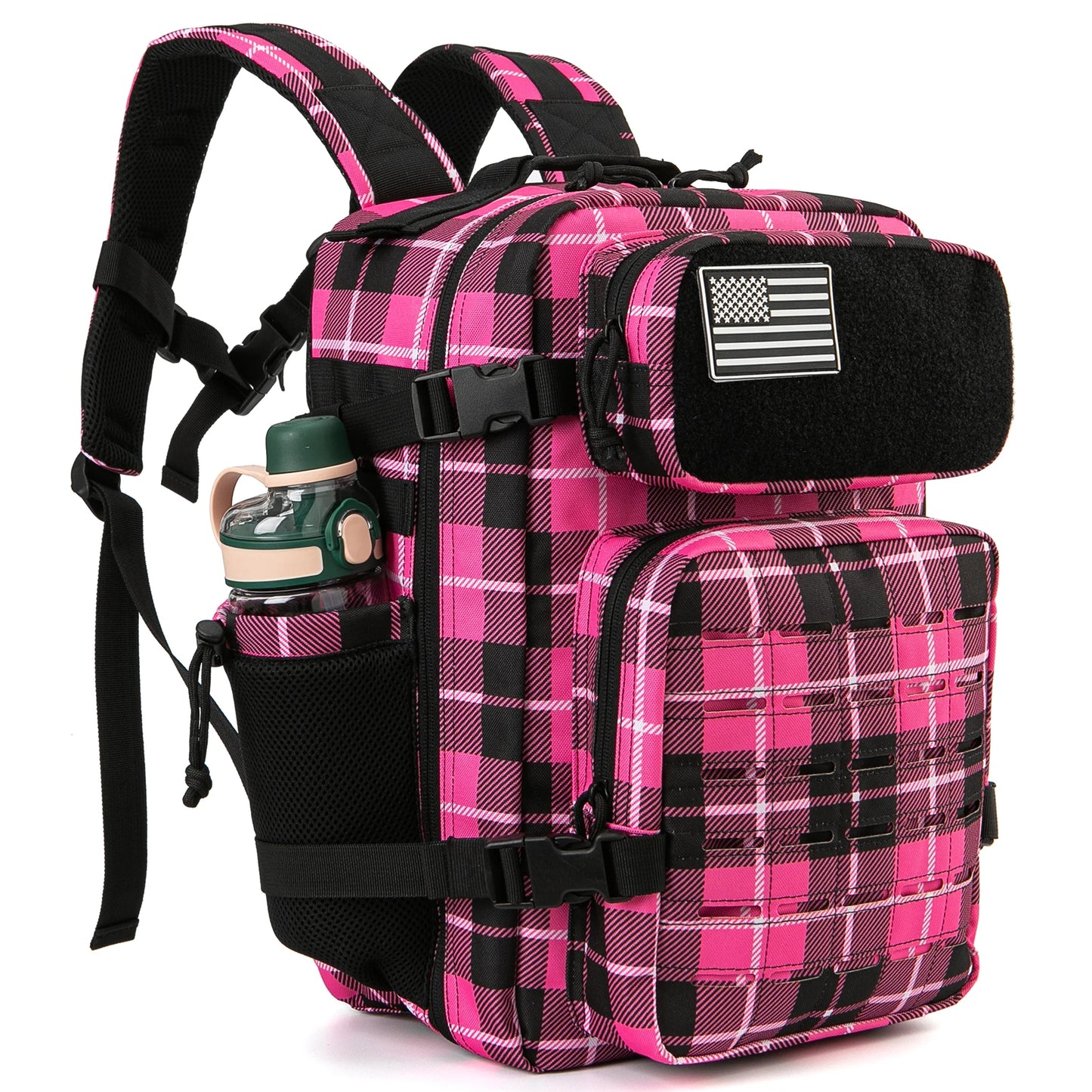 Eway ReFire Gear outdoor backpack with multiple compartments and adjustable straps, designed for hiking and outdoor adventures.