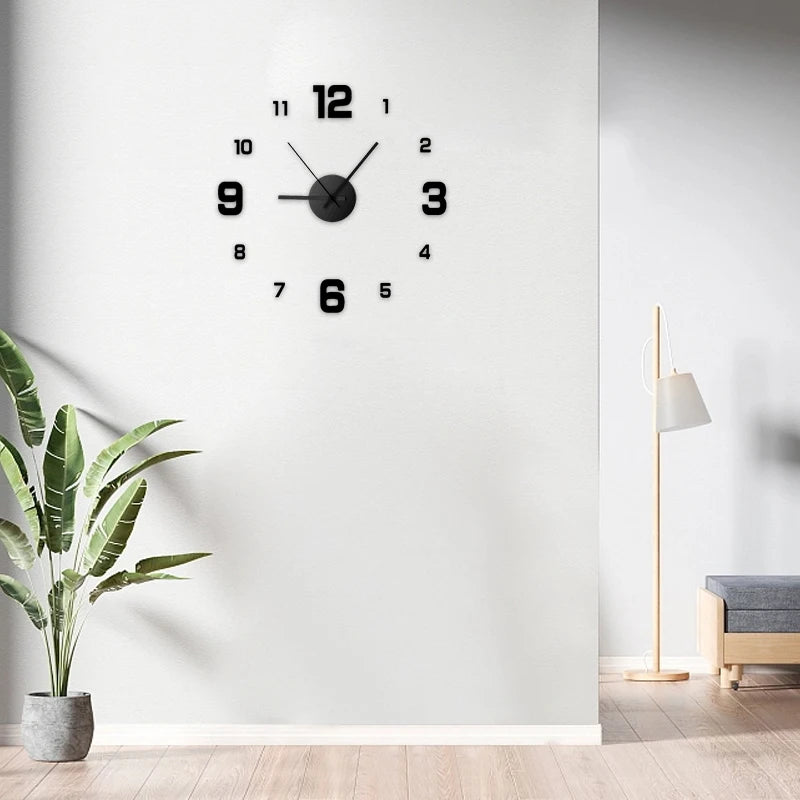 Eway classic European wall clock with elegant design, round face, black hands, and minimalist style for home decor.