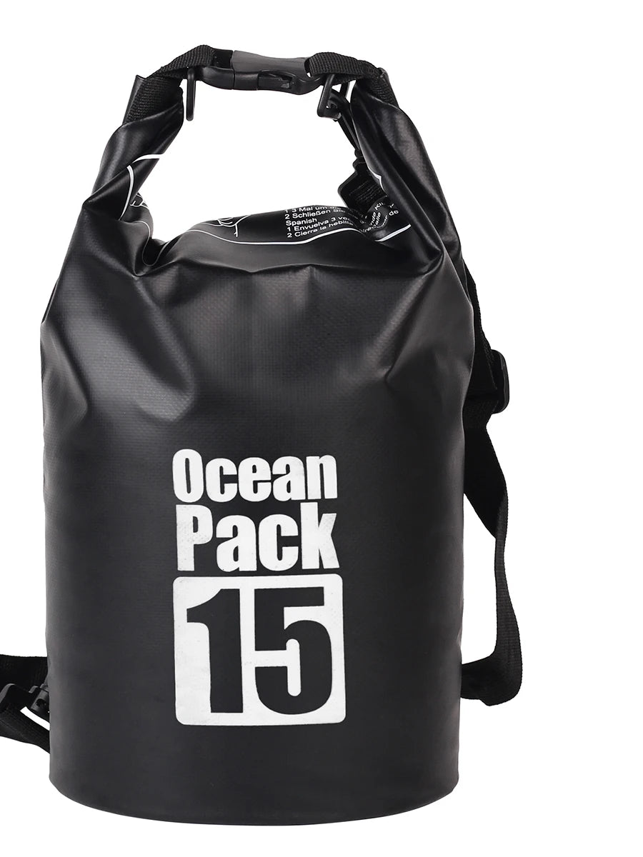 Eway water storage bag with flexible plastic material and space for holding and transporting water securely.