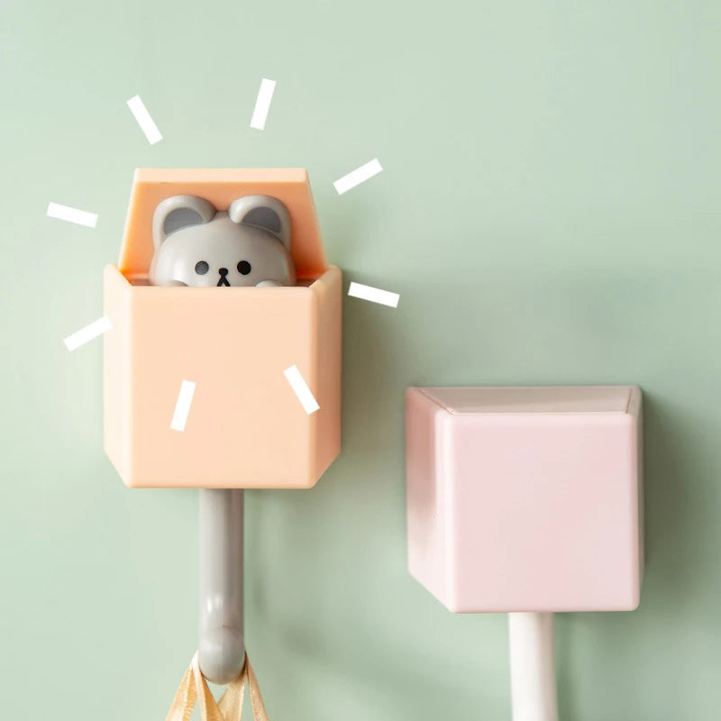 Cute multi-use wall storage holder by Eway, featuring a playful design for organizing small items on walls.