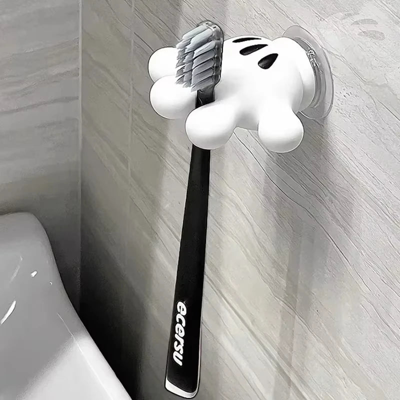 Eway wall-mounted toothbrush holder with cartoon design, featuring a playful and functional bathroom storage accessory.