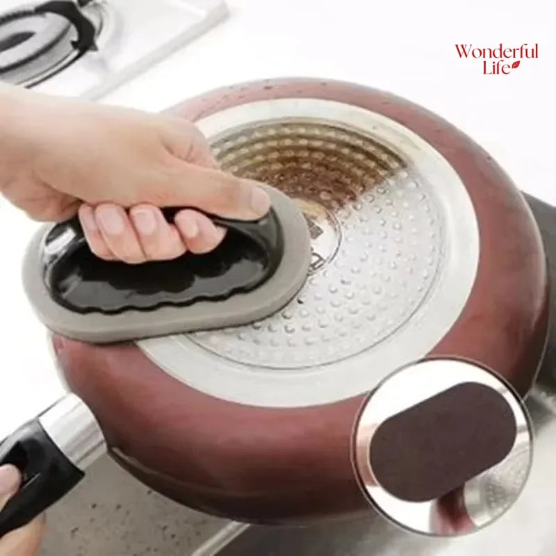 Eway magical cleaning sponge showing its versatile, soft surface for effective household cleaning tasks.