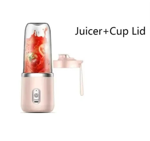 Eway rechargeable juice blender with sleek design, compact size, and transparent blending jar, perfect for smoothies on the go.