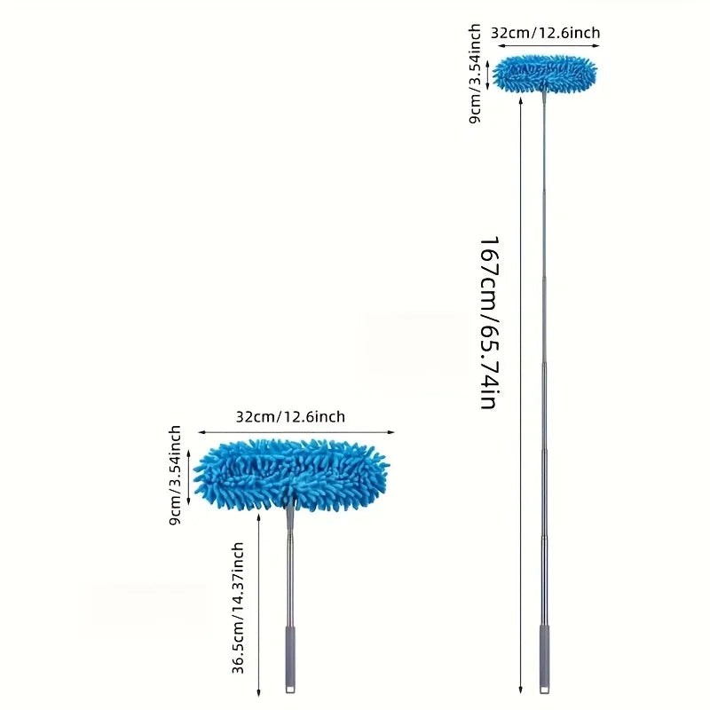 Eway extendable ceiling and fan cleaning brush with long handle for reaching high surfaces in a home or office.
