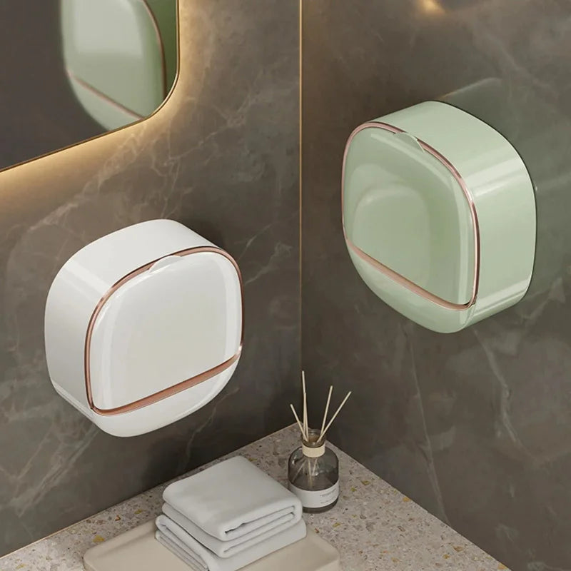 Eway waterproof, non-slip soap dish, resistant to water, with a sturdy design for bathroom or kitchen use.