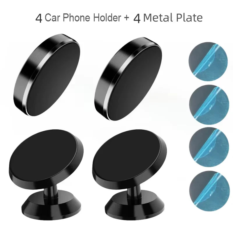Eway Congdi magnetic phone holder with black design, attached to a car dashboard for secure smartphone mounting.