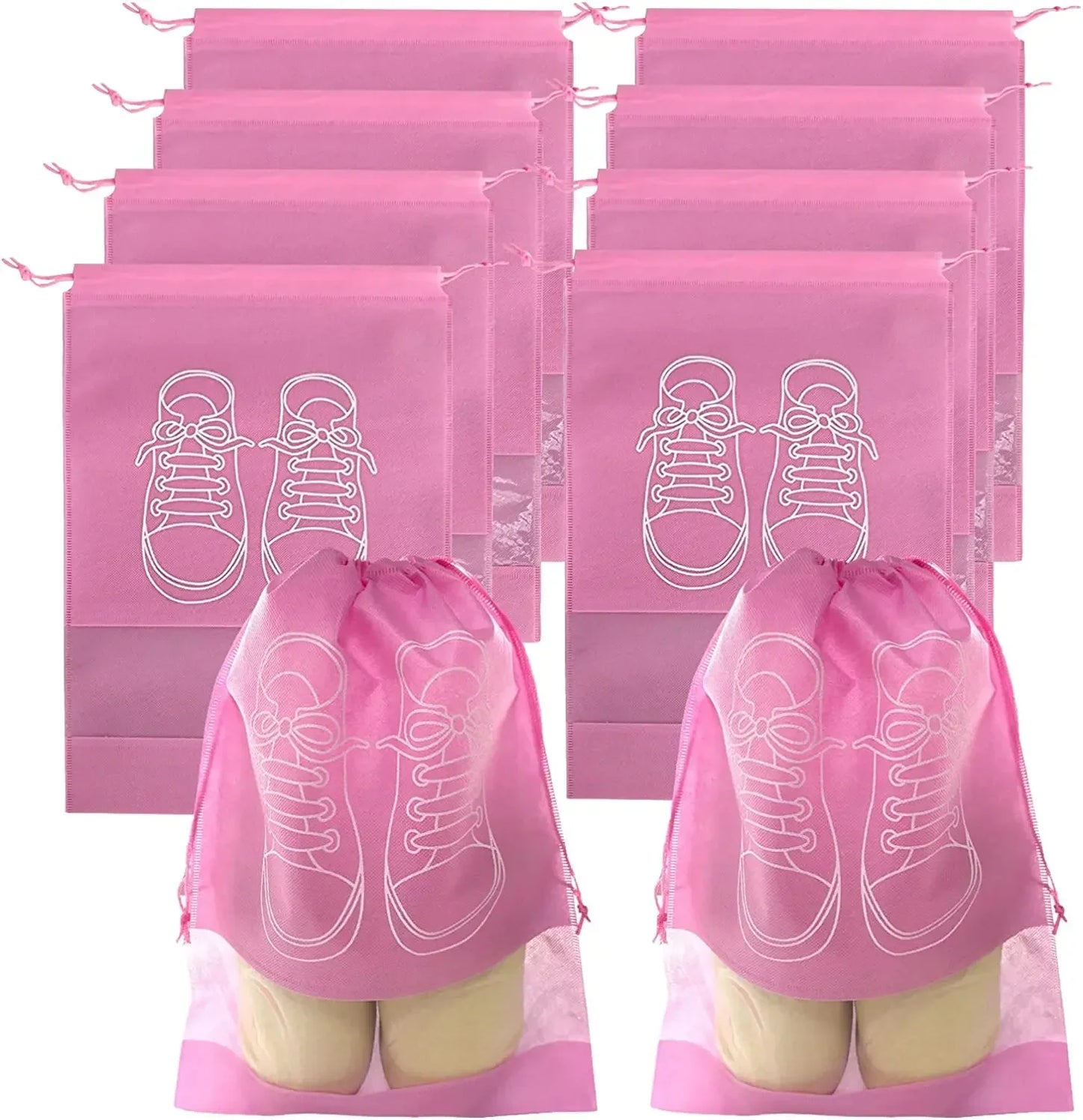 Eway travel shoe storage bags, lightweight and durable for organizing shoes during trips, shown in image.