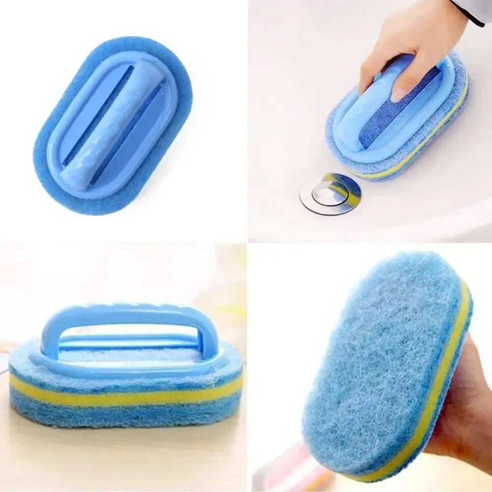 Eway multi-purpose cleaning brush with sponge, featuring a sturdy handle and versatile cleaning head for various surfaces.