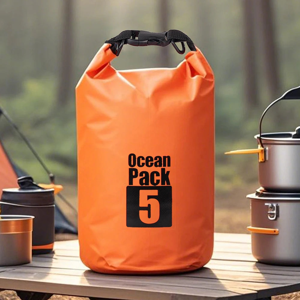 Eway water storage bag made of durable material, shown filled with water, portable and flexible for outdoor or emergency use.