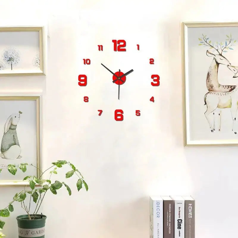 Eway classic European wall clock with traditional design, round face, black Roman numerals, and vintage-style hands.