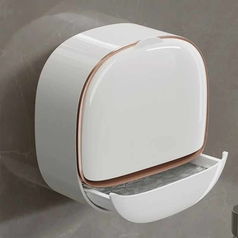 Eway waterproof, non-slip soap dish with secure grip, designed for bathroom use, shown in the image on a smooth surface.