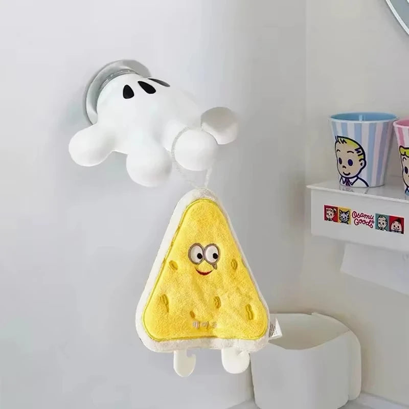 Wall-mounted cartoon-style toothbrush holder by Eway, featuring a playful design for organizing toothbrushes.