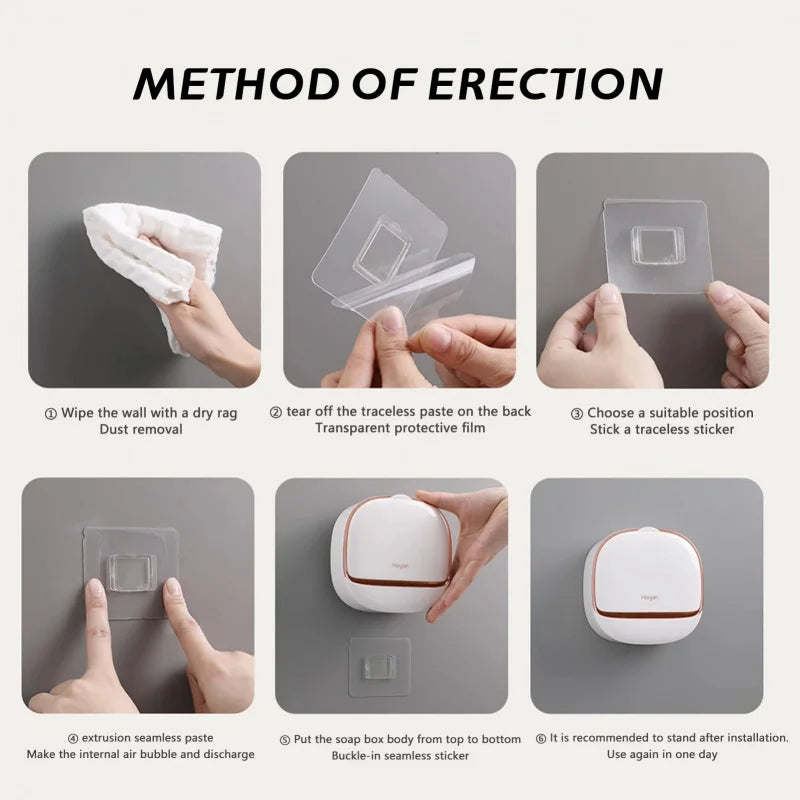 Eway waterproof, non-slip soap dispenser with a sleek design for bathroom or kitchen use.