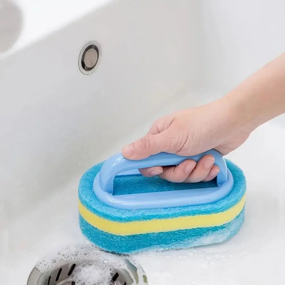 Eway multi-purpose cleaning brush with sponge, featuring ergonomic handle and versatile cleaning head for household use.