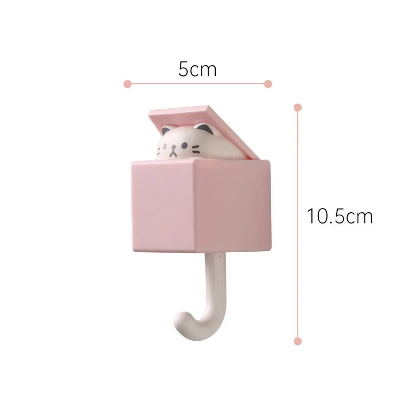 Eway wall-mounted storage holder, cute and versatile, with multiple compartments for organized household or office use.