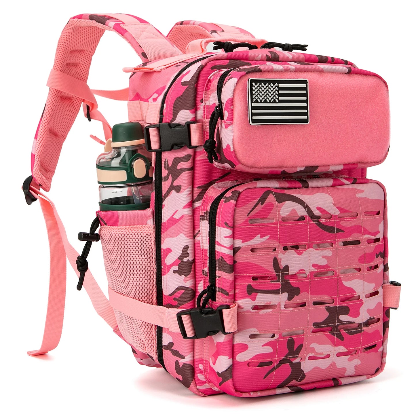 Eway ReFire Gear outdoor backpack with multiple compartments, durable fabric, and adjustable straps for hiking and outdoor activities.