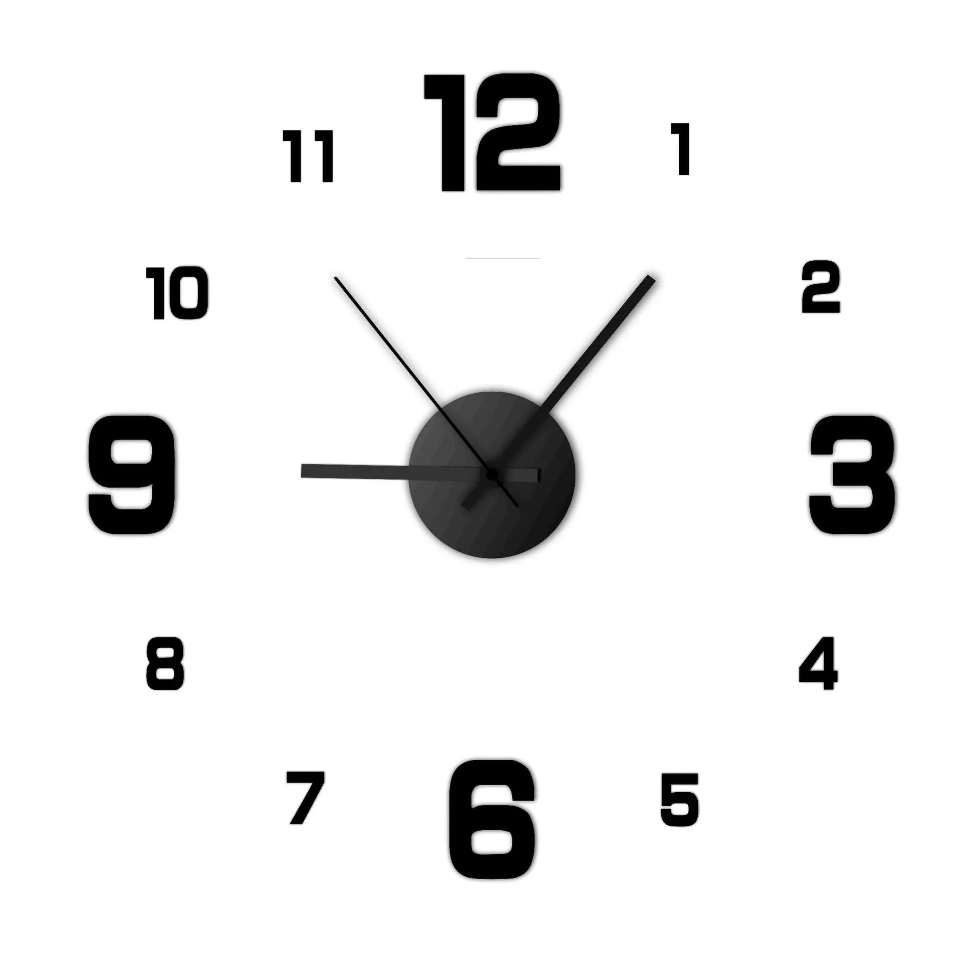 Eway classic European-style wall clock with a vintage design, featuring a round face and elegant black hands.