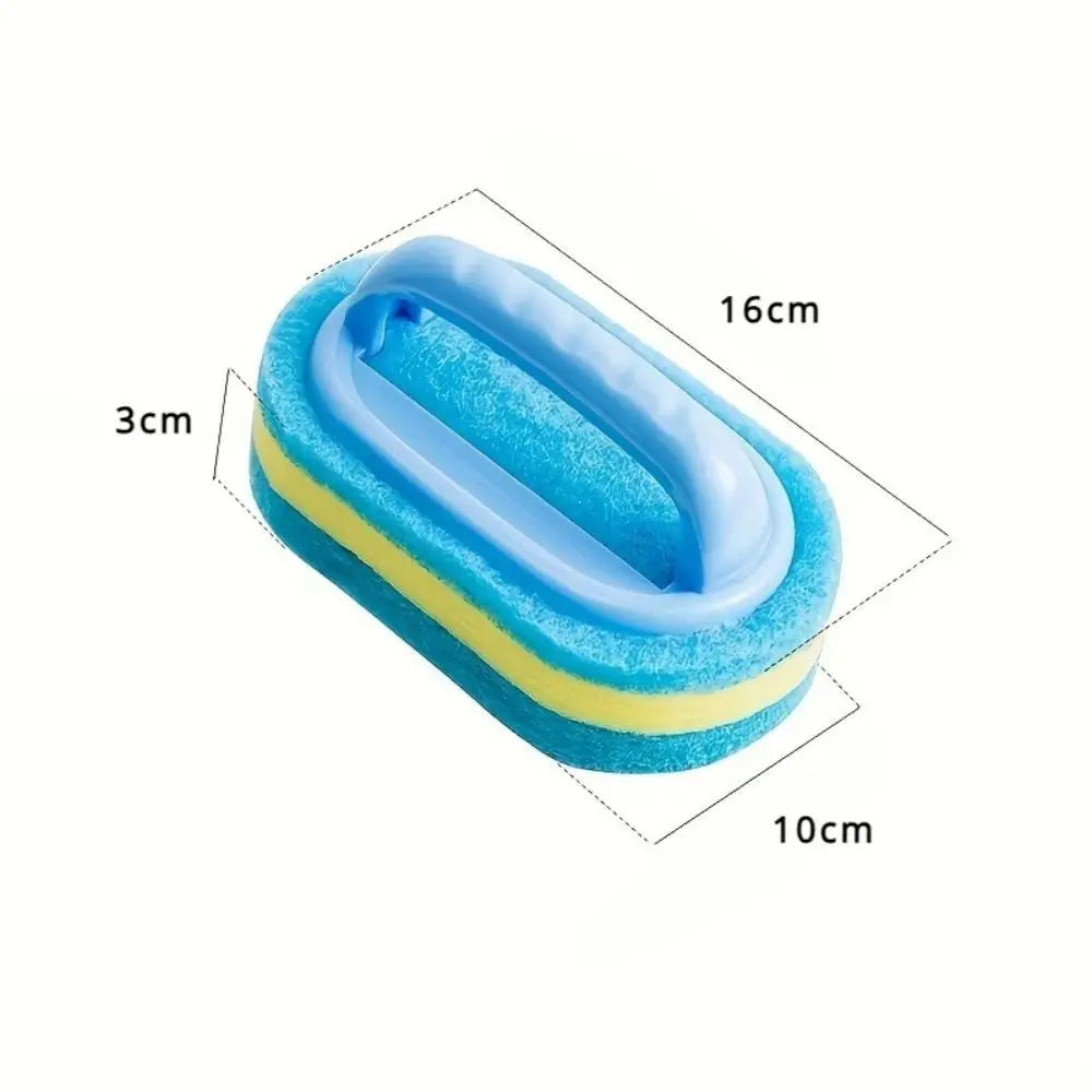 Eway multi-use cleaning brush with sponge, featuring a sturdy handle and soft sponge for versatile household cleaning tasks.