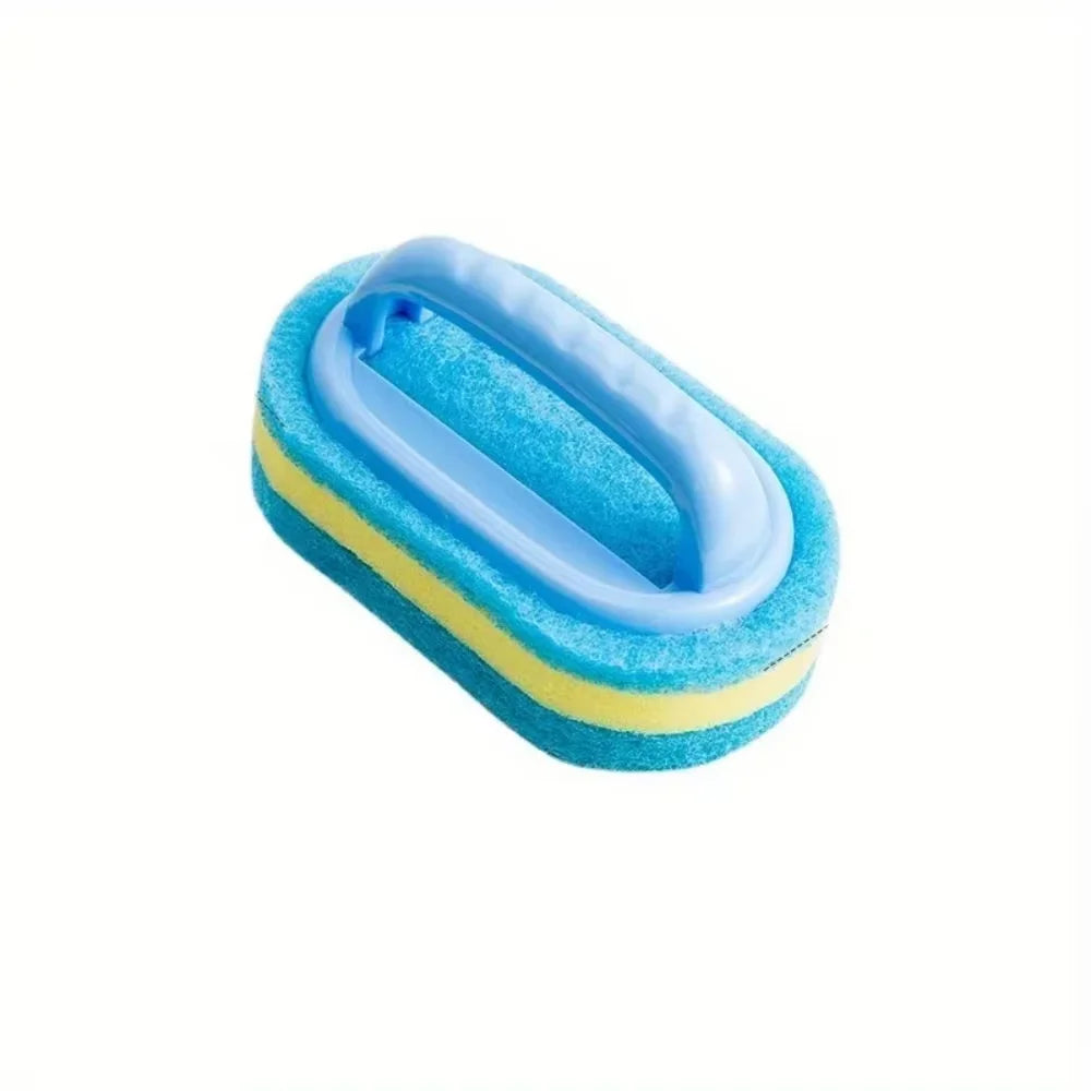 Eway multi-purpose cleaning brush with sponge, featuring sturdy bristles and ergonomic handle for versatile cleaning tasks.