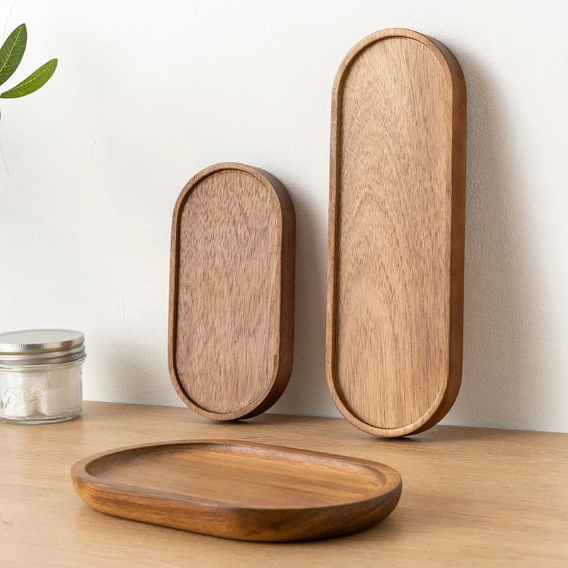 Eway multi-purpose wooden stand with a natural finish, designed for versatile use in home or office settings