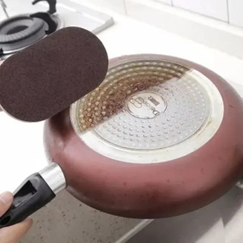 Eway magical cleaning sponge showing its soft, durable surface ideal for scrubbing and cleaning various household surfaces.