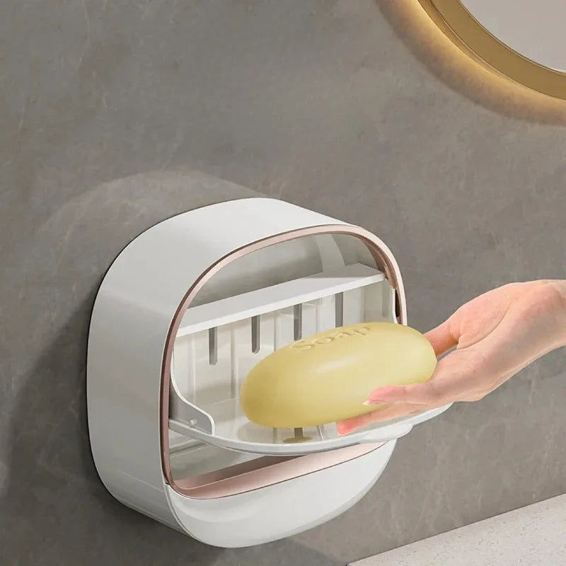 Eway waterproof and non-slip soap dish with a sturdy design, ideal for bathroom use and preventing slips.