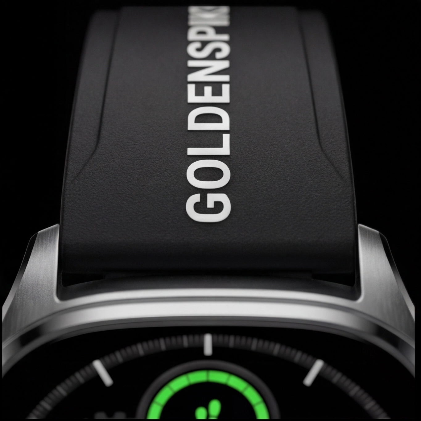 Eway Oeny UltraAI3 smart watch with black strap, digital display, and sleek design, showcasing fitness and health features.