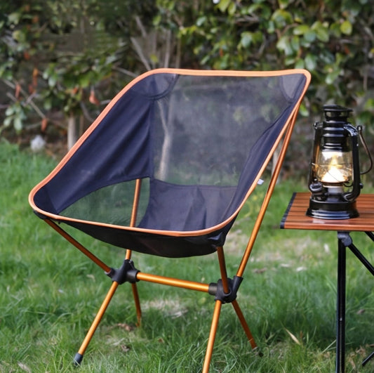 Eway portable folding camping chair with sturdy frame and fabric seat, ideal for outdoor activities and camping trips.