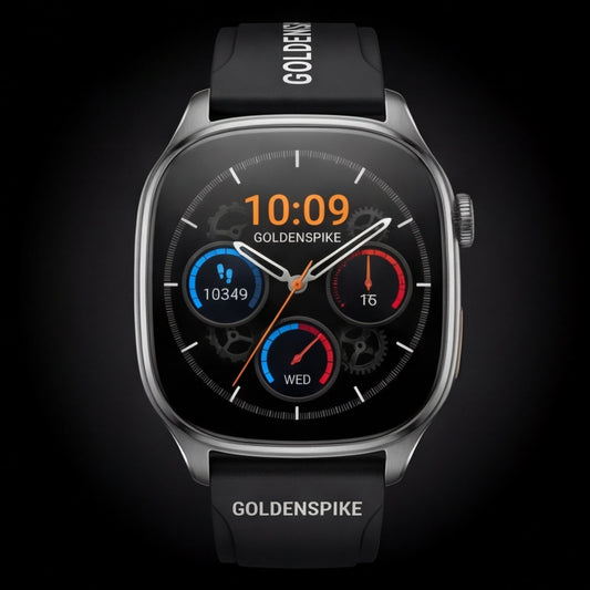 Eway Oeny UltraAI3 smart watch displaying digital time, sleek design with a black strap and user interface on the screen